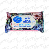 دستمال مرطوب دست و صورت دافی آنتی باکتریال کوچک | 12 عددی
